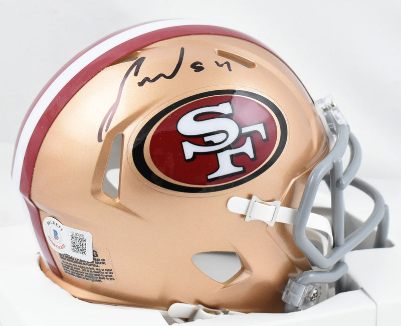 Fred Warner Signed San Francisco 49ers Speed Mini Helmet