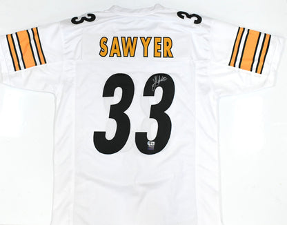 Jack Sawyer Signed Pittsburgh Steelers White Custom Jersey