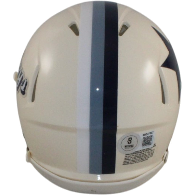 Dak Prescott Signed Dallas Cowboys Throwback Mini Helmet