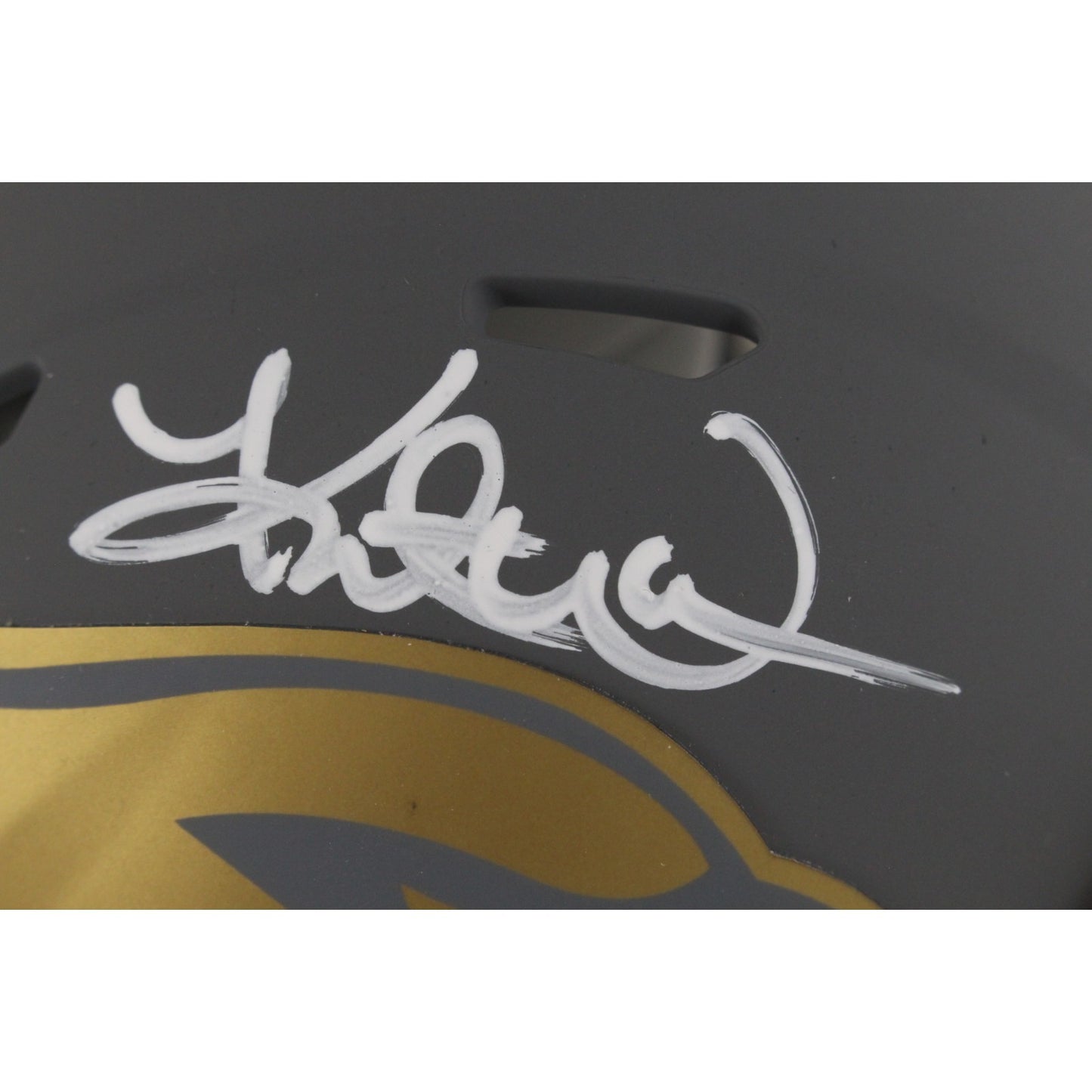 Kurt Warner Signed Arizona Cardinals Slate Alternate Mini Helmet (BAS)