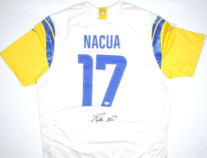 Puka Nacua Signed Los Angeles Rams White Nike Game Jersey
