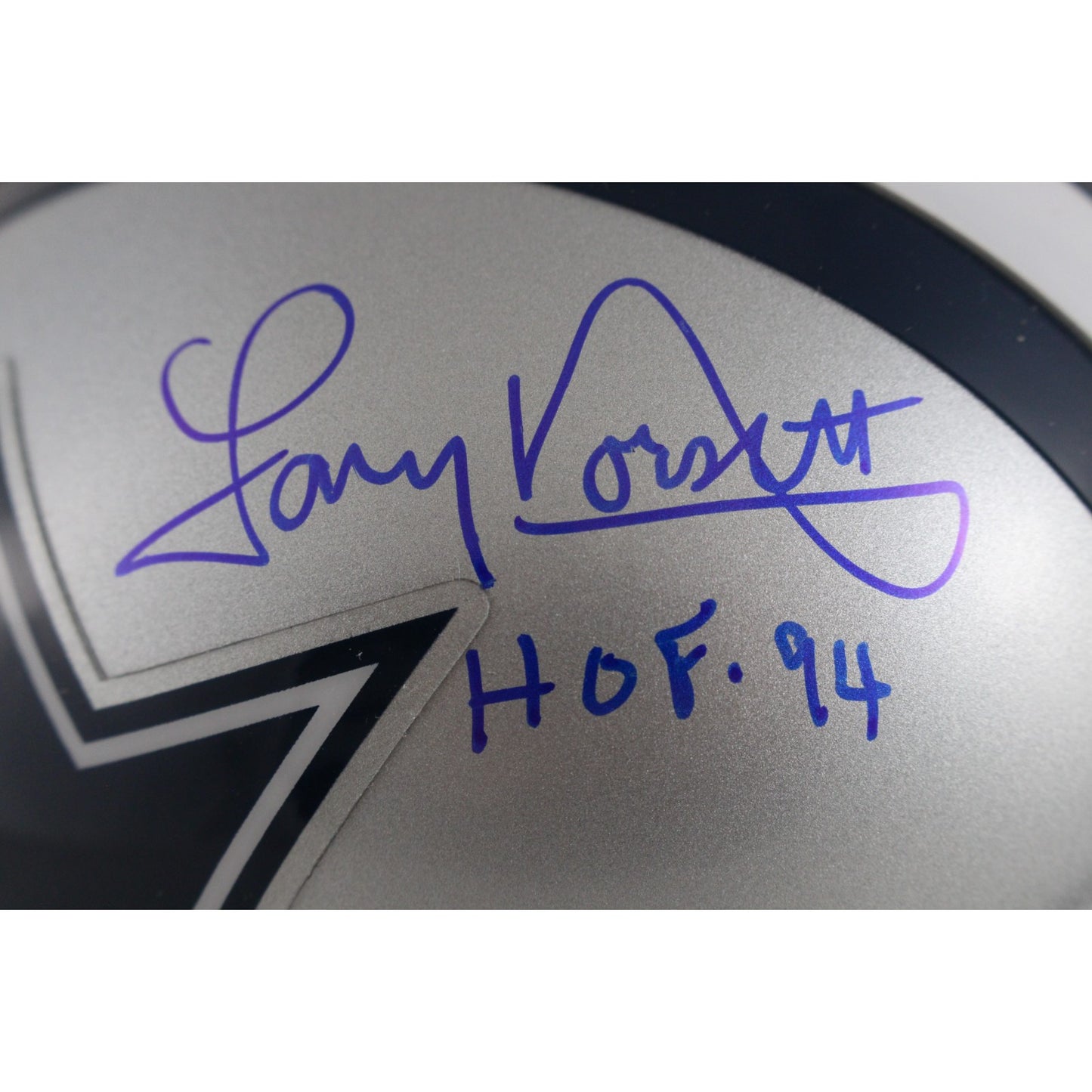 Tony Dorsett Dallas Cowboys Autographed VSR4 Mini Helmet