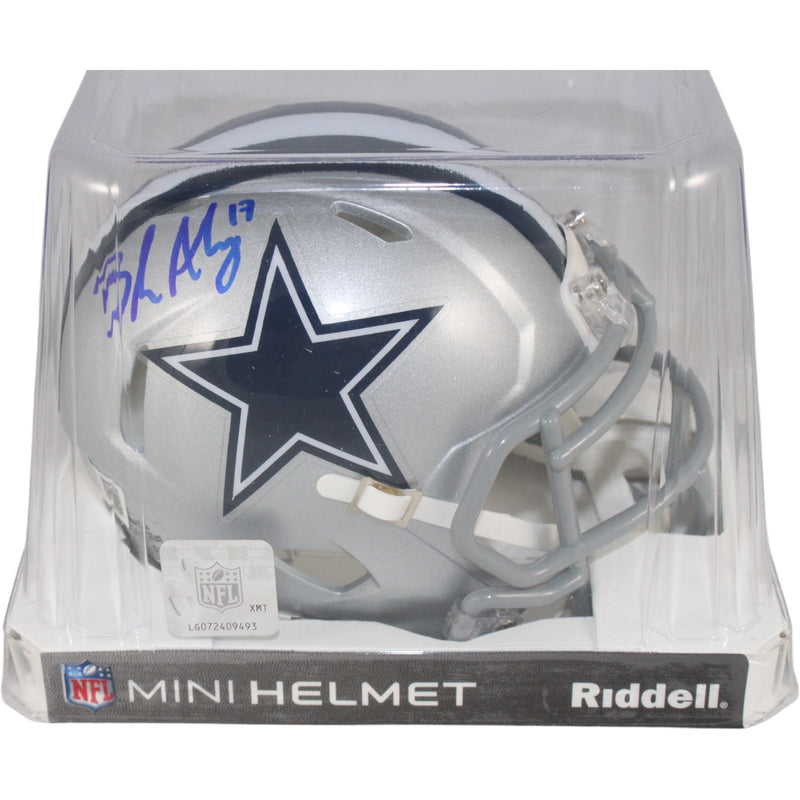 Brandon Aubrey Dallas Cowboys Autographed Mini Helmet Beckett Witnessed