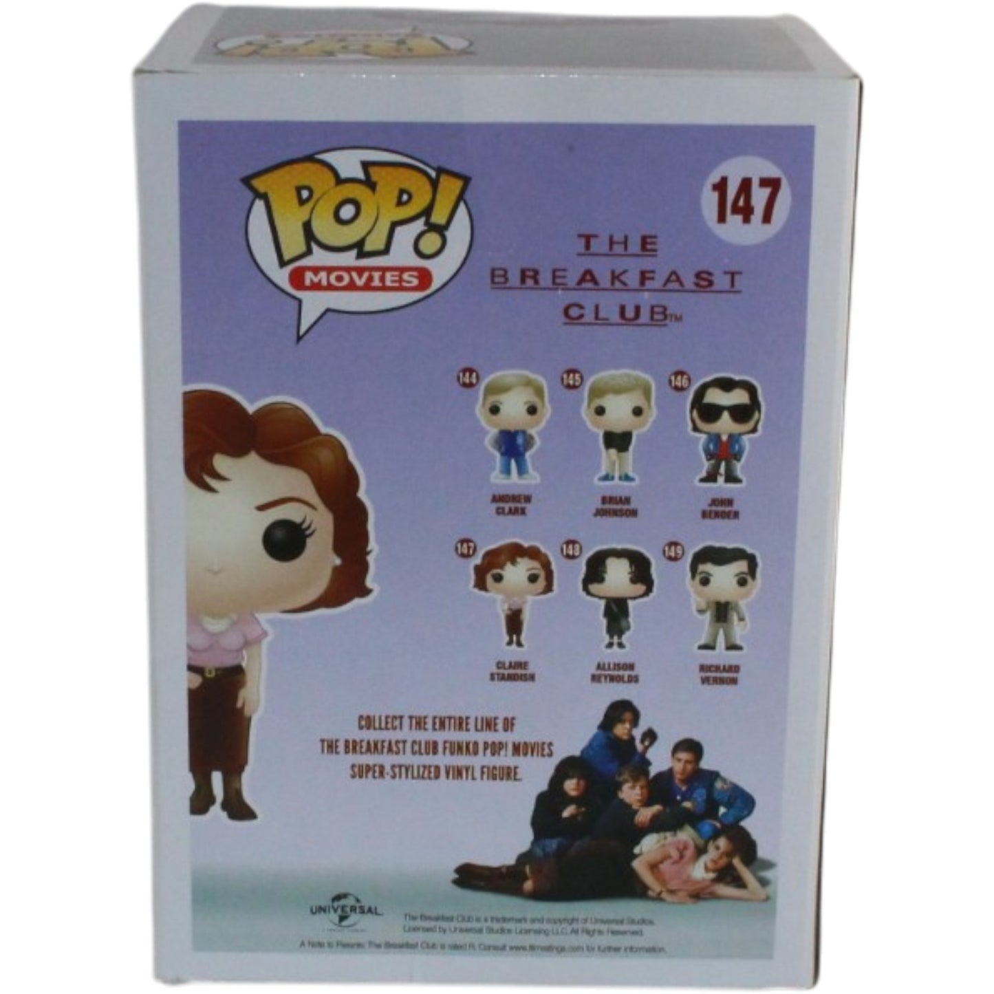 Molly Ringwald Signed The Breakfast Club Funko Pop! #147