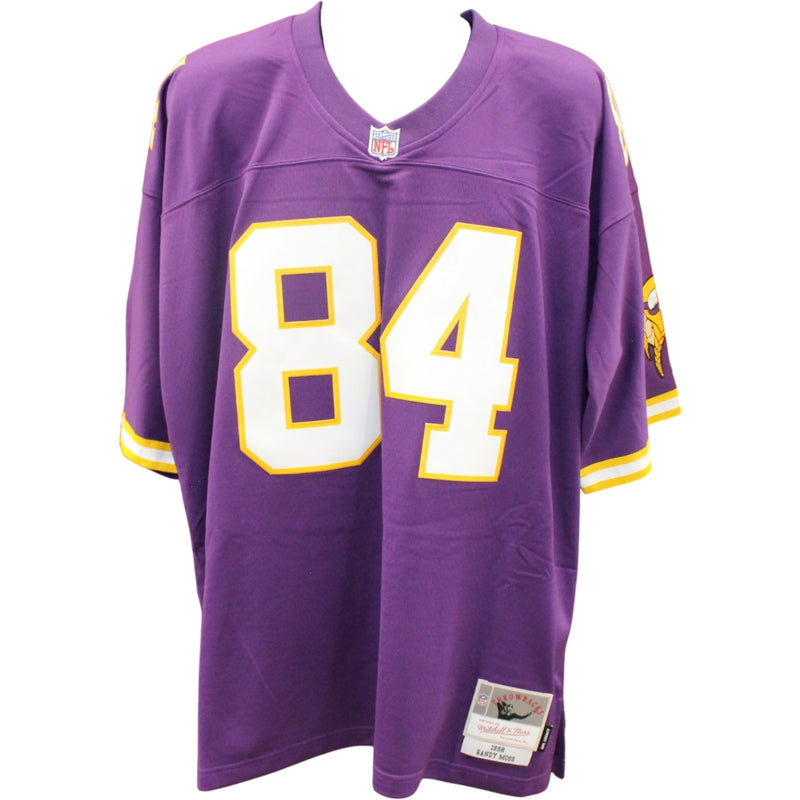 Randy Moss Signed Minnesota Vikings Mitchell & Ness Purple Jersey