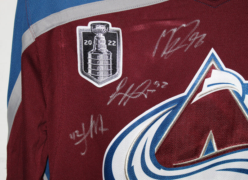 Colorado Avalanche Team Signed Fanatics Jersey (20 Autographs)