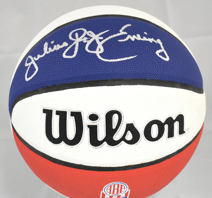 Julius Erving Autographed ABA Wilson Basketball