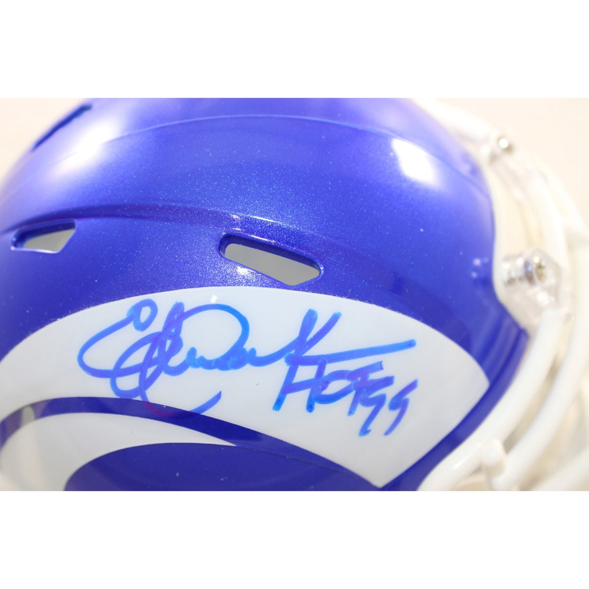 Eric Dickerson Signed Los Angeles Rams Alternative Mini Helmet