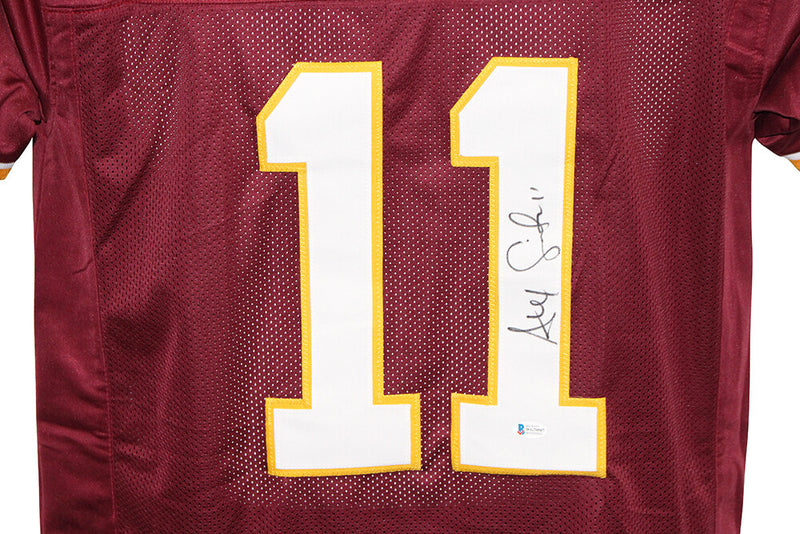 Alex Smith Autographed Pro Style Red Football Jersey