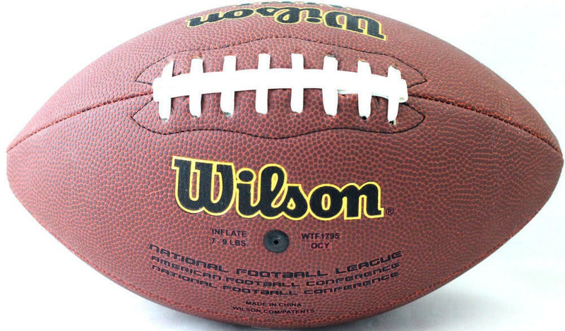 Roquan Smith Signed Chicago Bears Wilson Super Grip Football