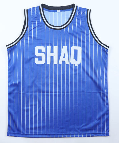 Shaquille O'Neal Autographed Orlando Magic Blue Pinstripe Jersey