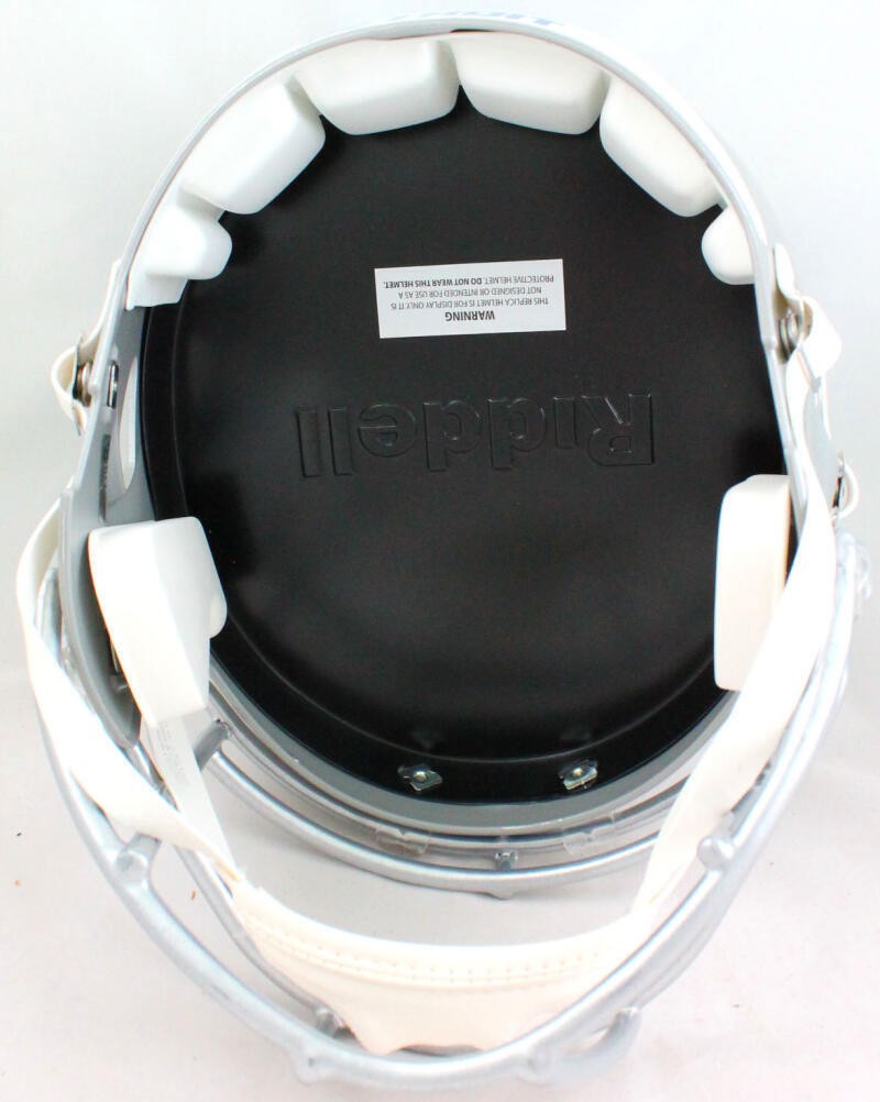 TJ Hockenson Signed Detroit Lions Full Size Speed Replica Helmet - Black