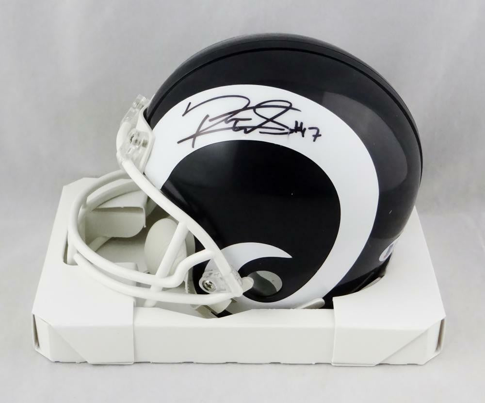Robert Woods Signed Los Angeles Rams Black Mini Helmet