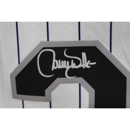 Larry Walker Autographed Colorado Rockies Nike Jersey "HOF"