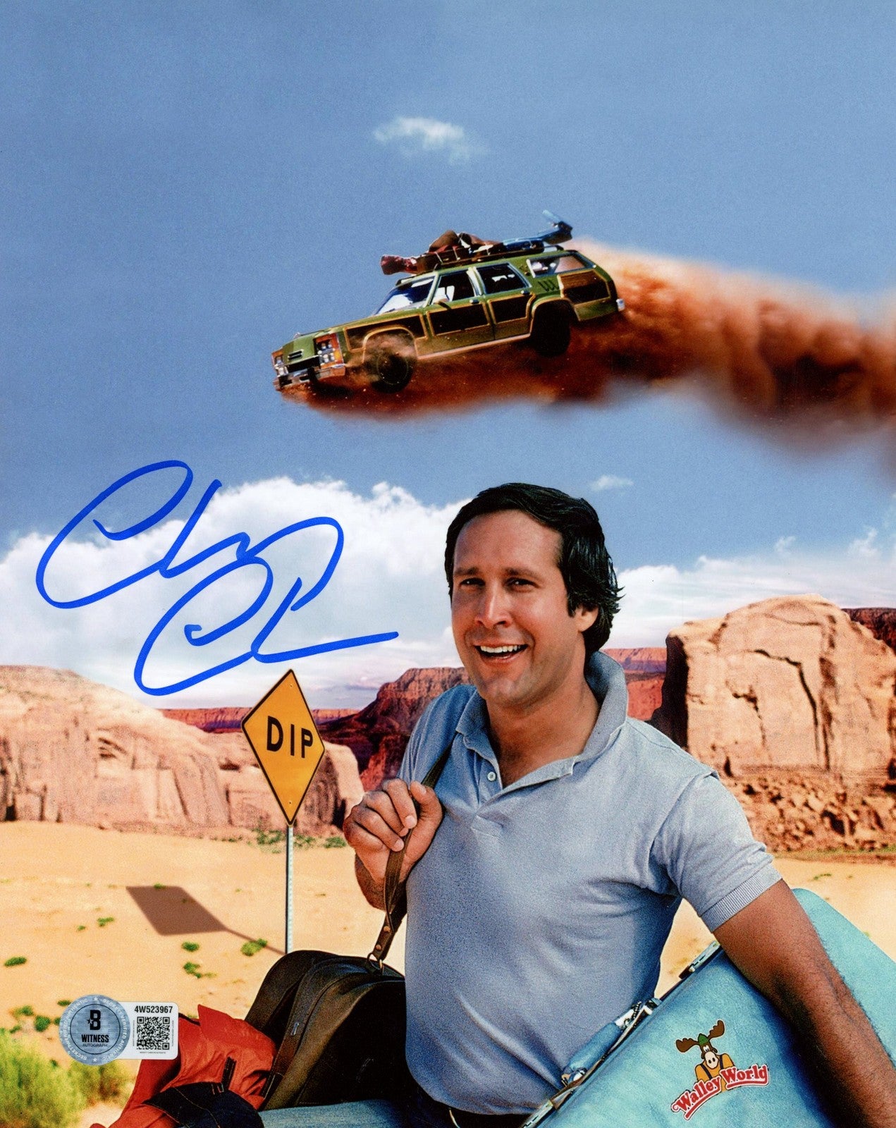 Chevy Chase Autographed Vacation 8x10 Photo