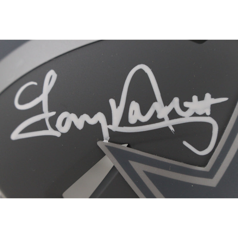Tony Dorsett Autographed Dallas Cowboys Slate Mini Helmet