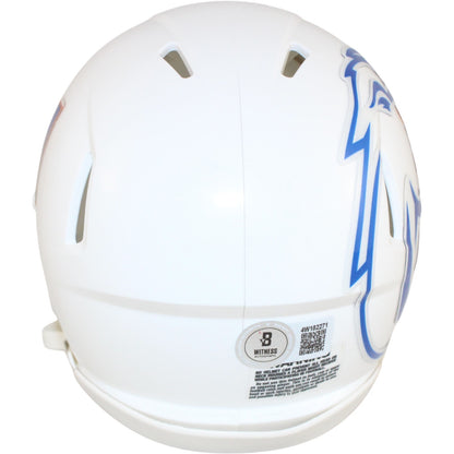 Ashton Jeanty Boise State Broncos Autographed Mini Helmet