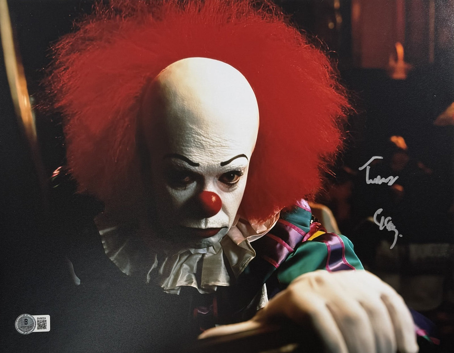 Tim Curry Autographed IT Movie 11x14 Photo