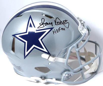 Tony Dorsett Autographed Dallas Cowboys Full Size Speed Authentic Helmet