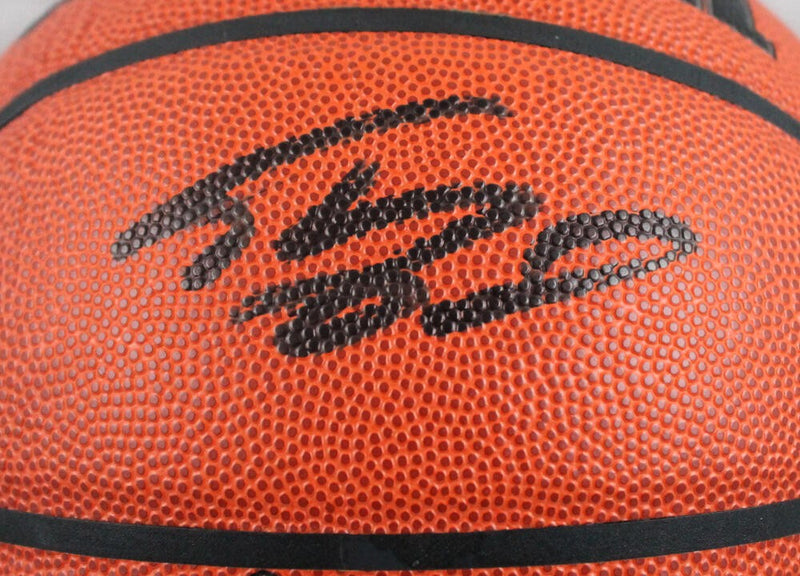 Dikembe Mutombo & Shaquille O'Neal Signed Wilson NBA Basketball