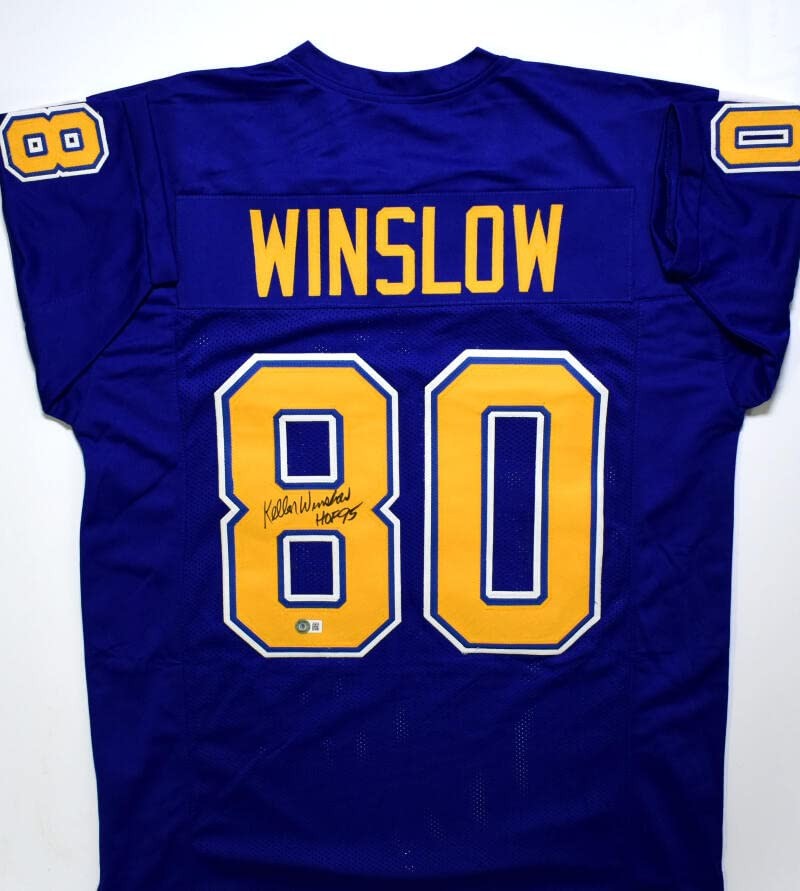 Kellen Winslow Autographed San Diego Chargers Style Jersey - HOF 95