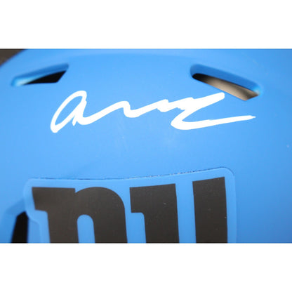 Abdul Carter Autographed New York Giants Rave Mini Helmet