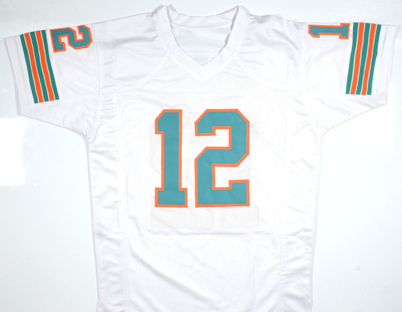 Bob Griese Signed Miami Dolphins White Custom Jersey