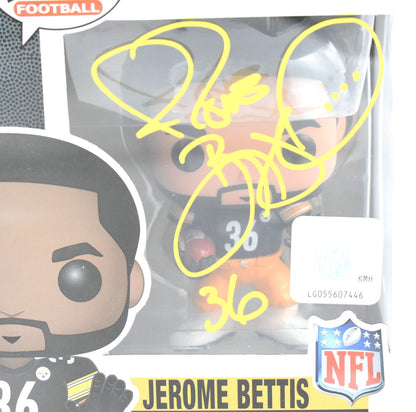 Jerome Bettis Signed Pittsburgh Steelers Funko Pop #117
