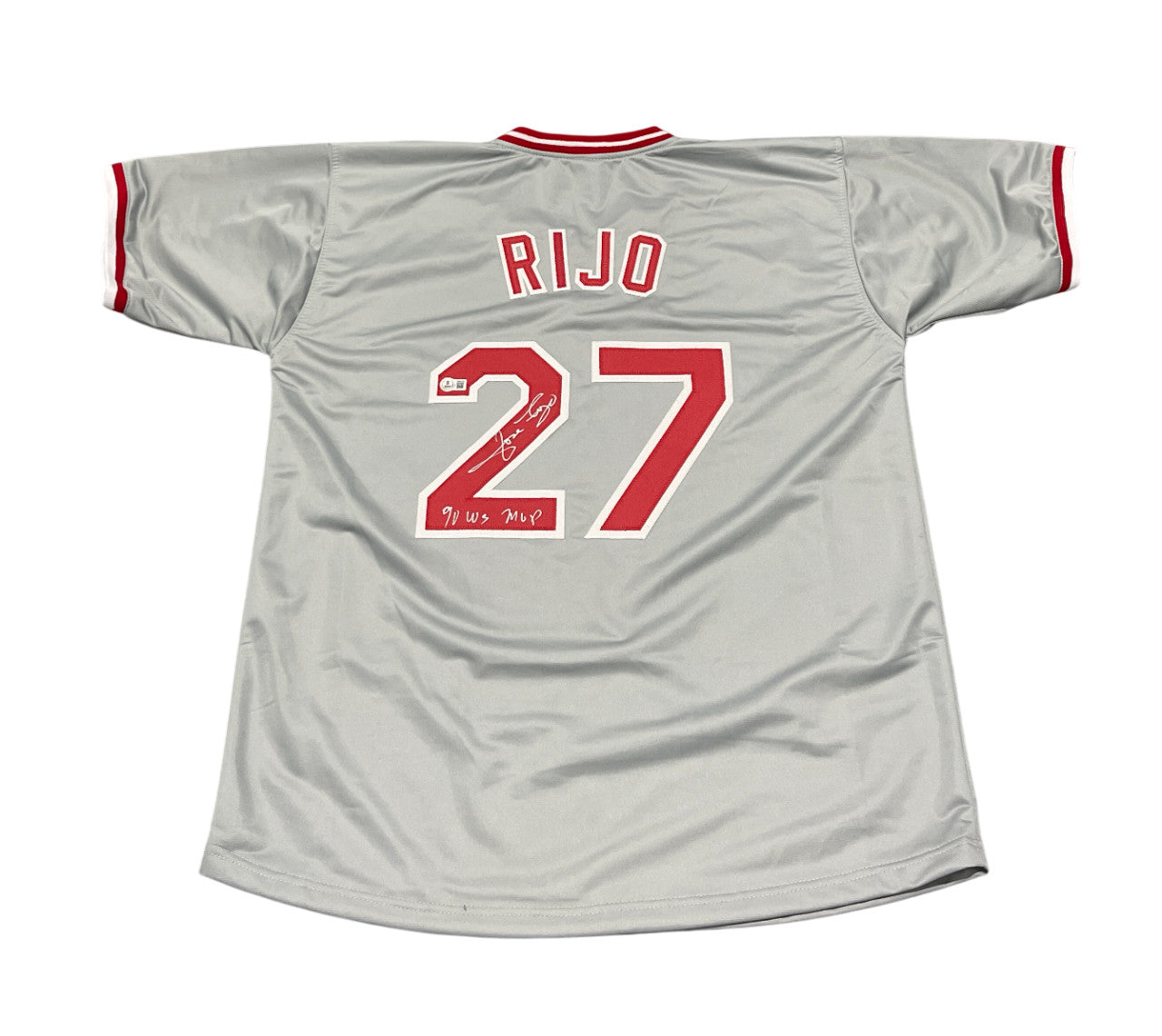 Jose Rijo Signed Cincinnati Reds Custom Jersey 90 WS MVP Beckett COA