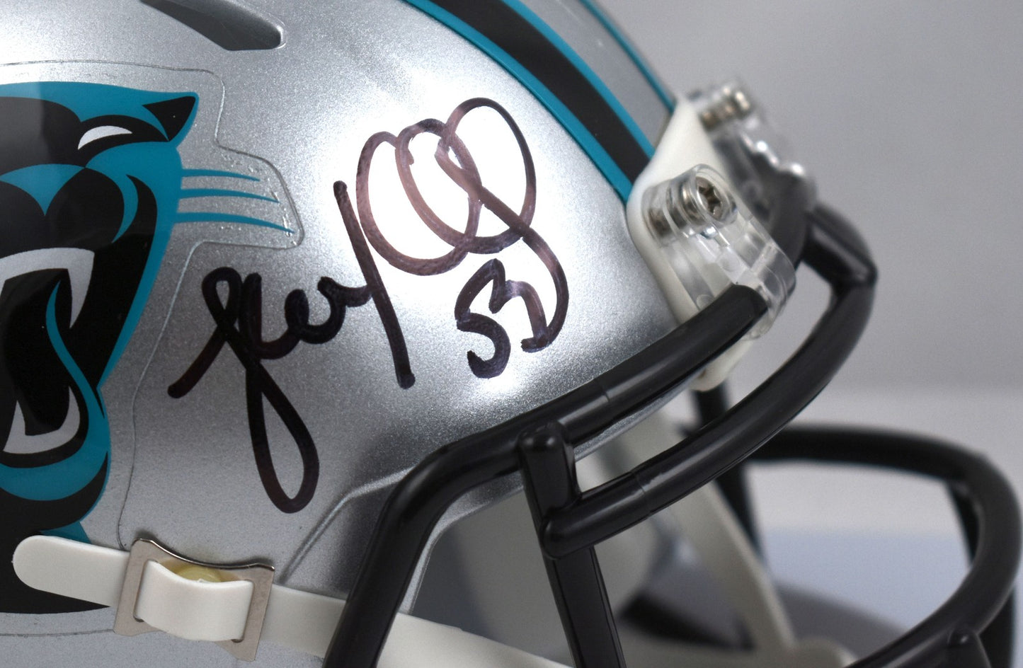Luke Kuechly Signed Carolina Panthers Mini Helmet