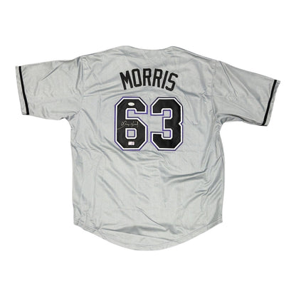 Dennis Quaid Autographed Jim Morris "The Rookie" Custom Jersey