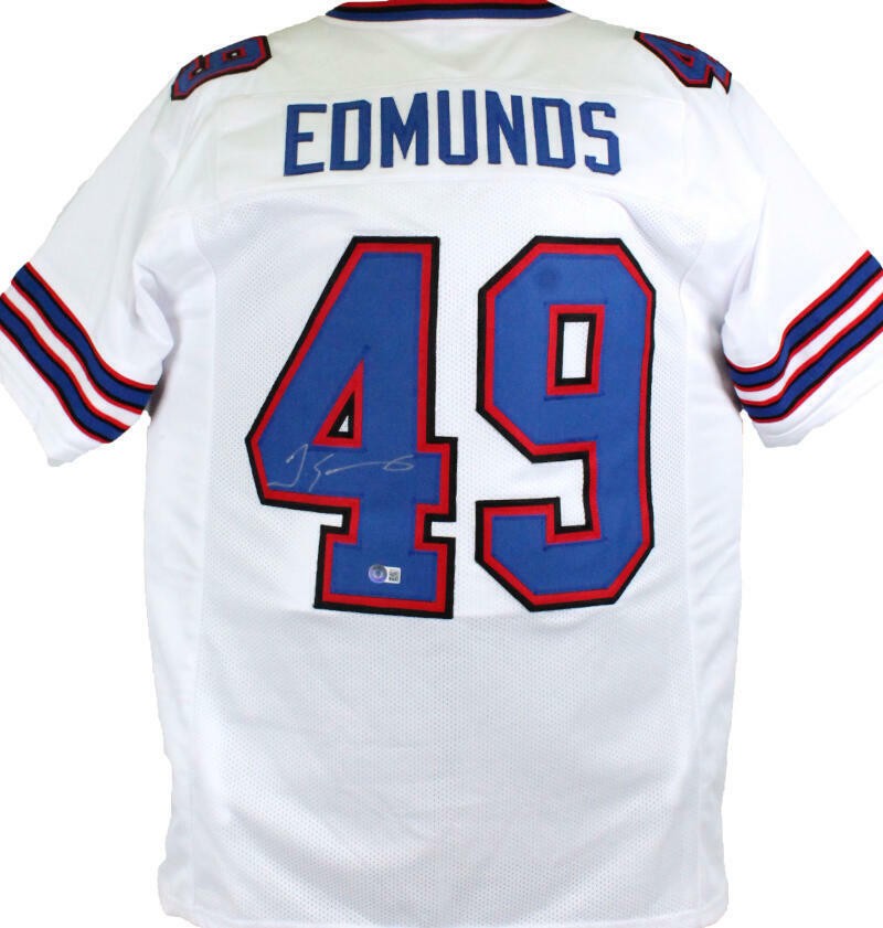 Tremaine Edmunds Autographed Buffalo Bills White Custom Jersey