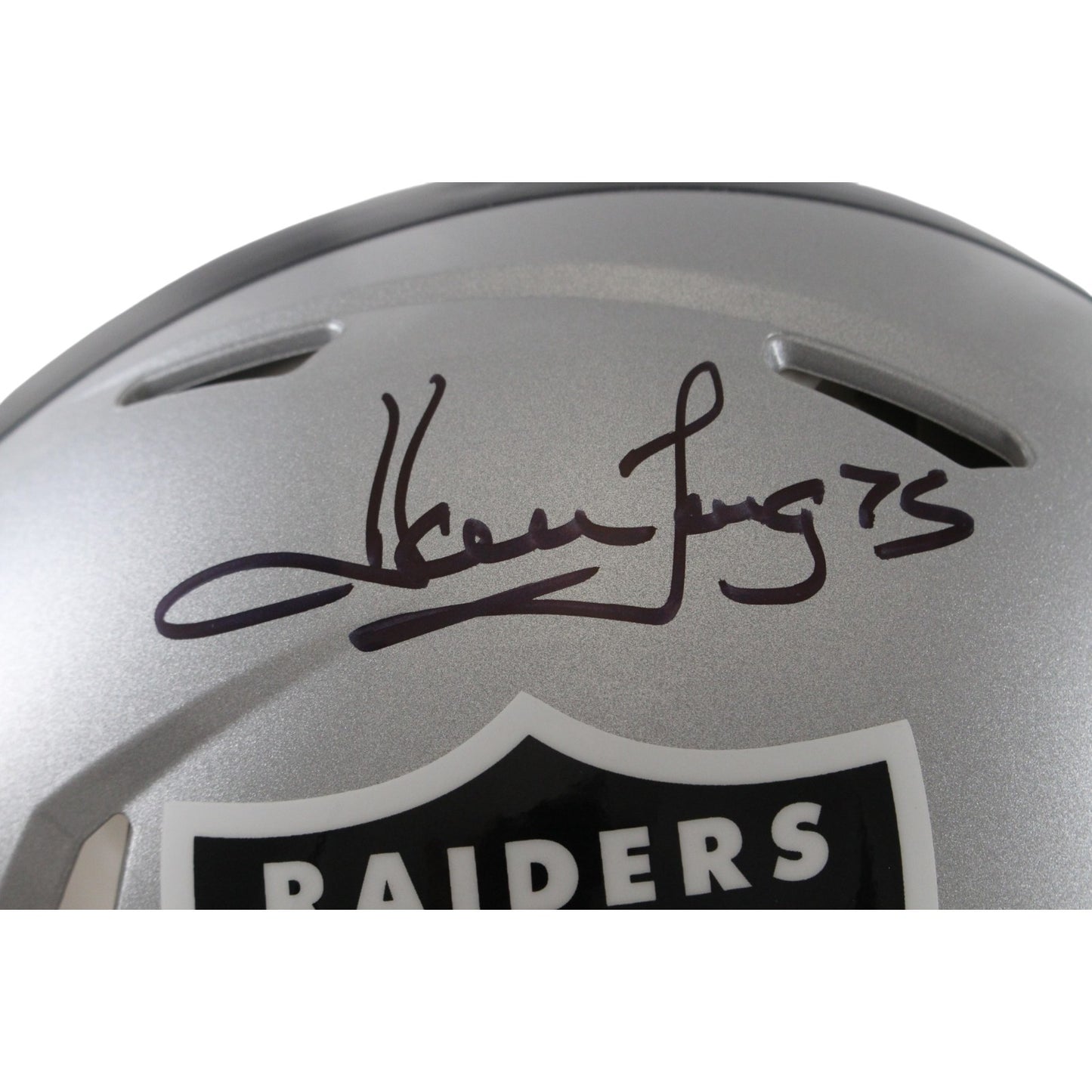 Howie Long Las Vegas Raiders Autographed Authentic Full Size Helmet
