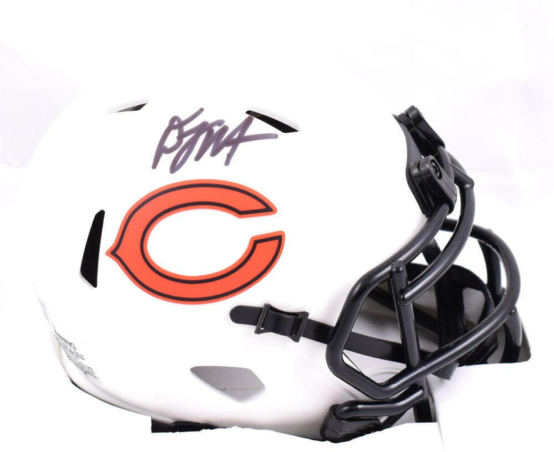 DJ Moore Autographed Chicago Bears Lunar Speed Mini Helmet