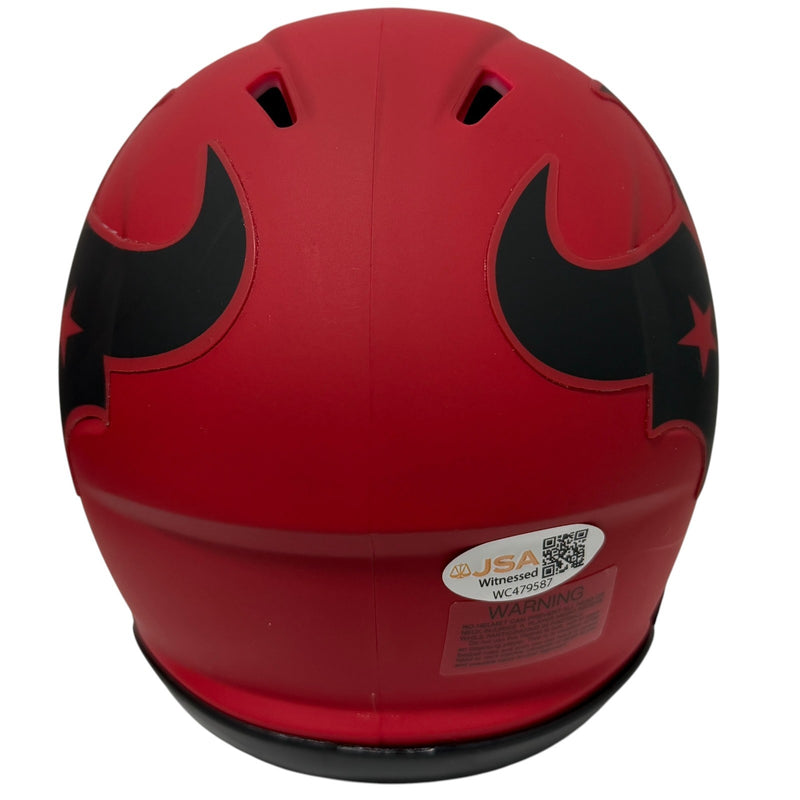 Matt Schaub Houston Texans Signed Rave Mini Helmet (JSA)