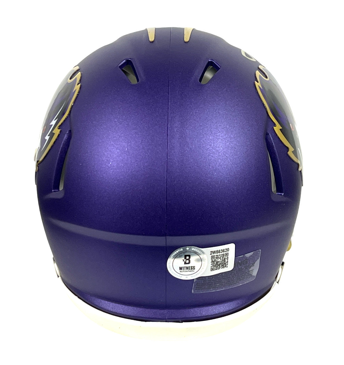 Justin Tucker Signed Baltimore Ravens Alternate 2024 Mini Helmet BAS COA
