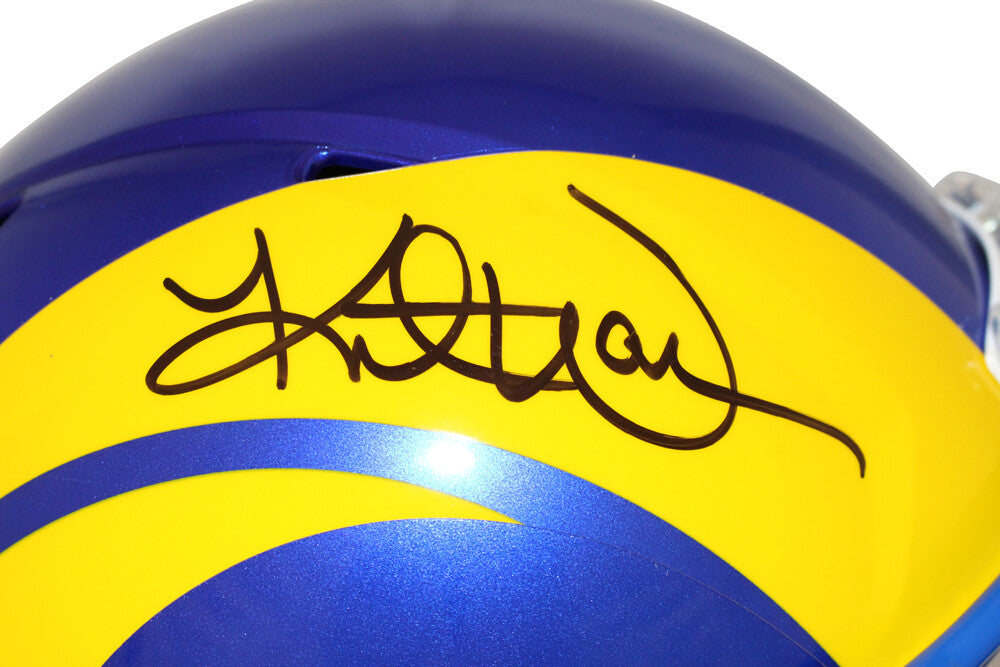 Kurt Warner St. Louis Rams Autographed Full Size Replica Helmet