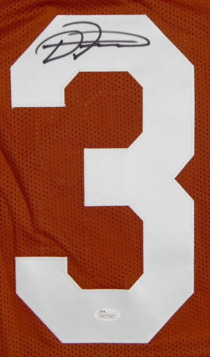 D'onta Foreman Signed Texas Longhorns Style Orange Jersey