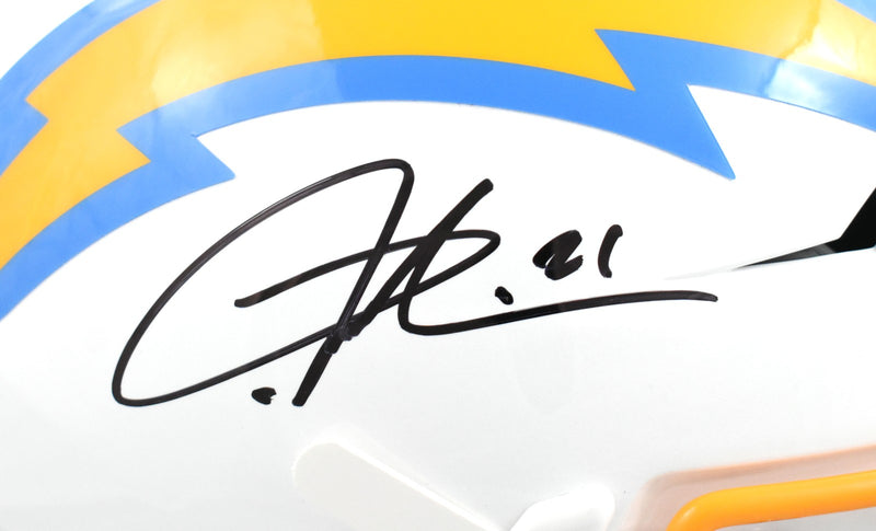 LaDainian Tomlinson Signed Los Angeles Chargers Speedflex Helmet