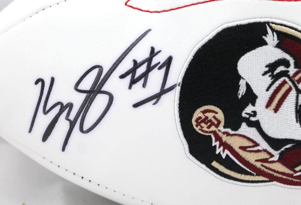 Kelvin Benjamin Autographed Florida State Seminoles Logo Football