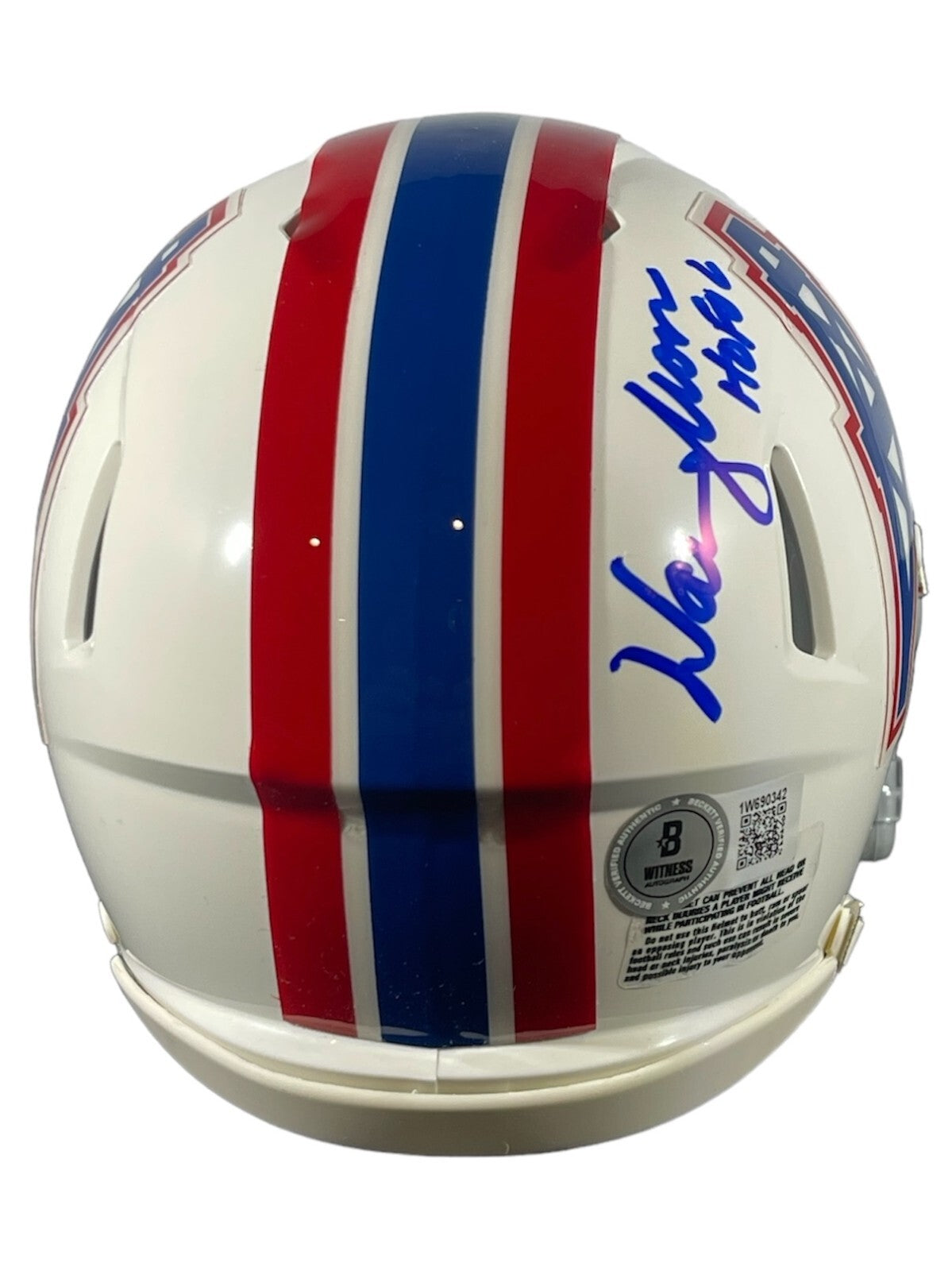 Earl Campbell & Warren Moon Houston Oilers Signed Mini Helmet