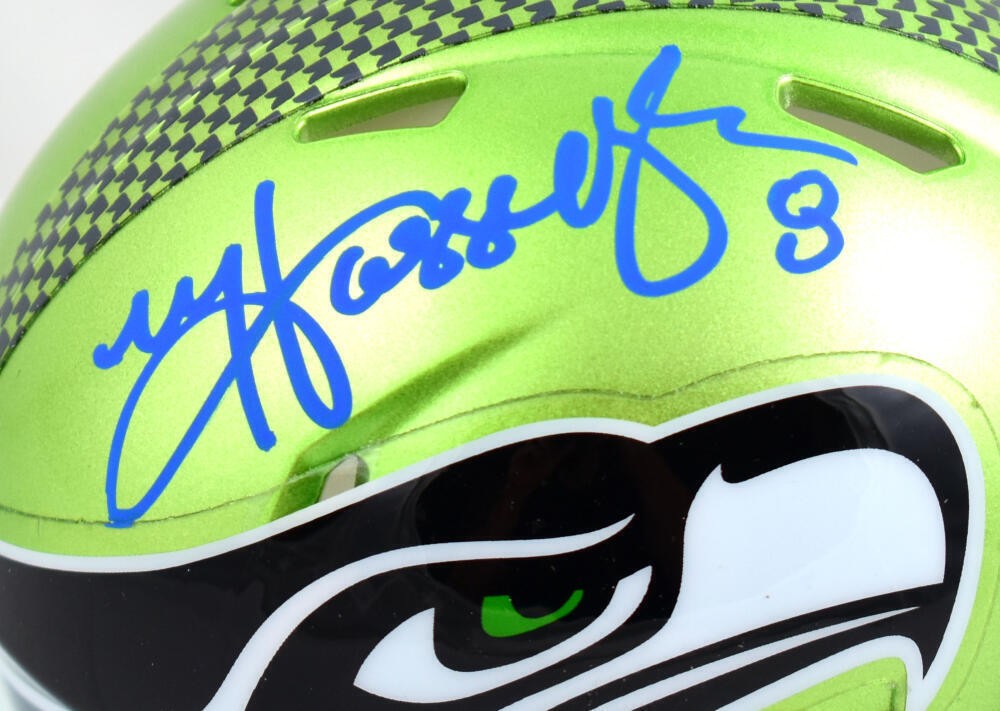 Matt Hasselbeck Autographed Seattle Seahawks Flash Speed Mini Helmet