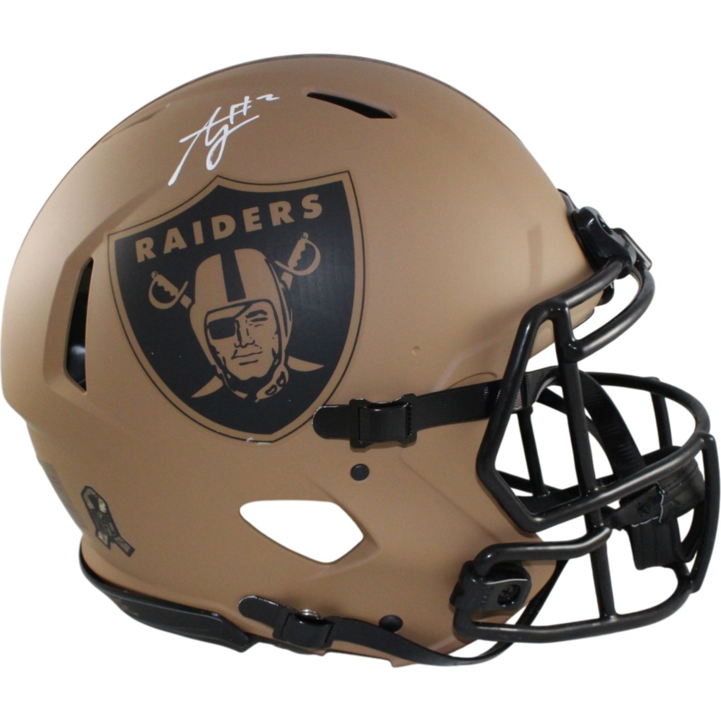 Ashton Jeanty Autographed Las Vegas Raiders Pro 23 STS Authentic Helmet