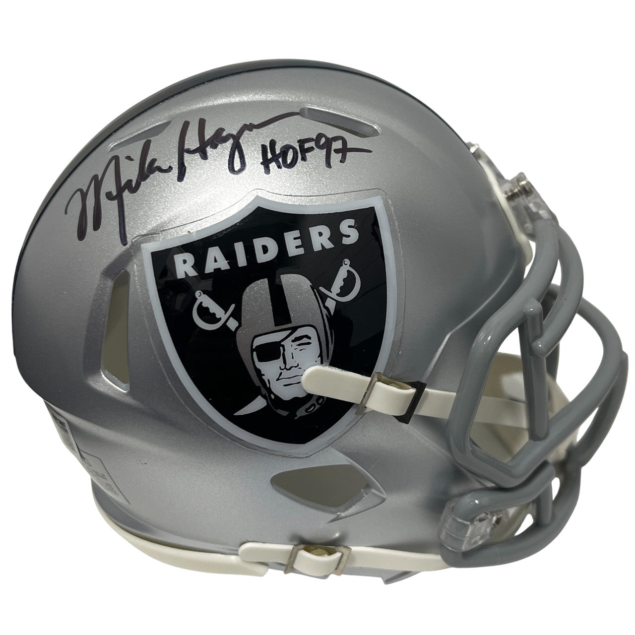 Mike Haynes Signed Las Vegas Raiders Speed Mini Helmet HOF 97