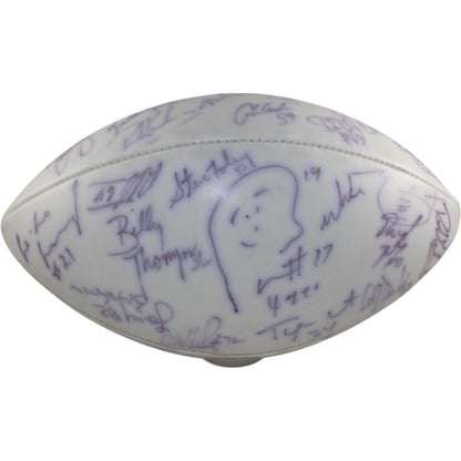 Joe Montana & John Elway Multi-Signed Wilson Logo Football (34 Sigs)