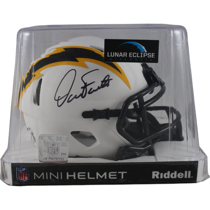 Dan Fouts San Diego Chargers Autographed Lunar Mini Helmet