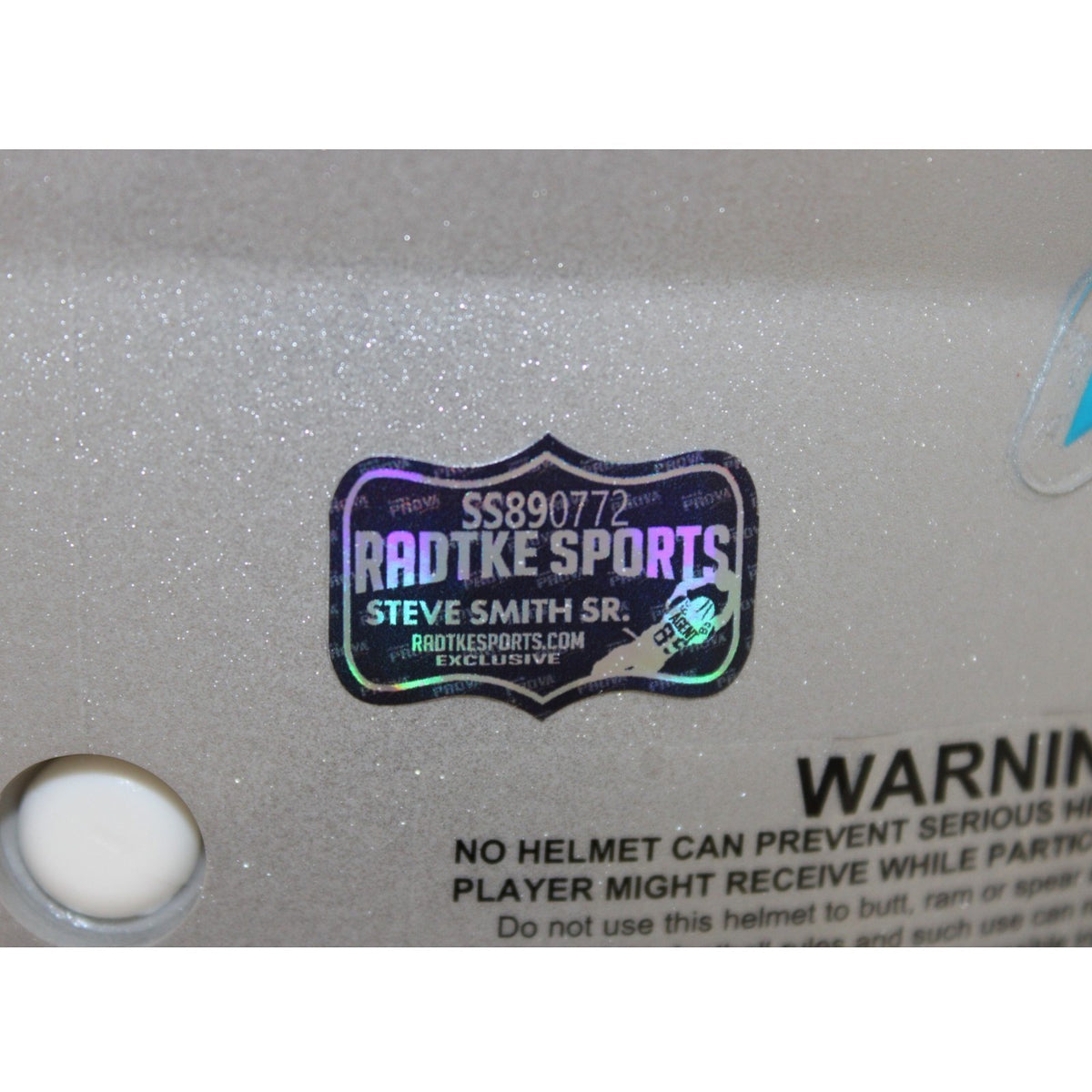 Steve Smith Signed Carolina Panthers Proline Helmet