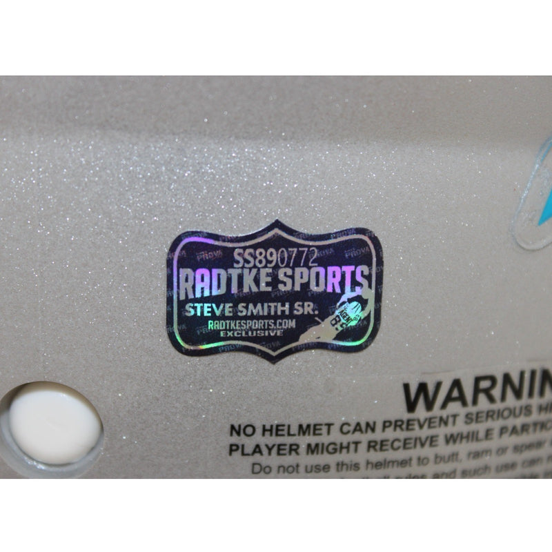 Steve Smith Signed Carolina Panthers Proline Helmet