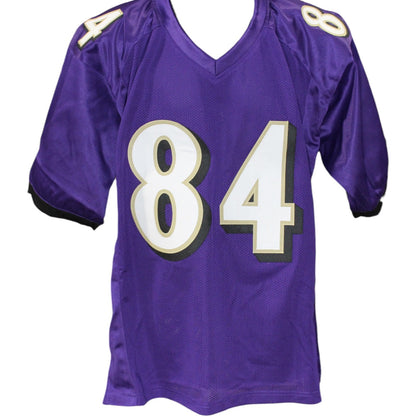 Jermaine Lewis Autographed Purple Pro Style Jersey (Beckett COA)