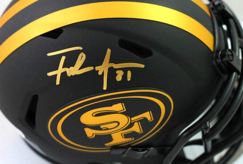 Frank Gore Signed San Francisco 49ers Eclipse Speed Mini Helmet